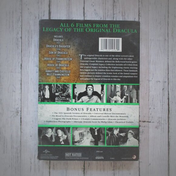 Dracula: Complete Legacy Collection 4 DVD Set with Bela Lugosi - Picture 2 of 7
